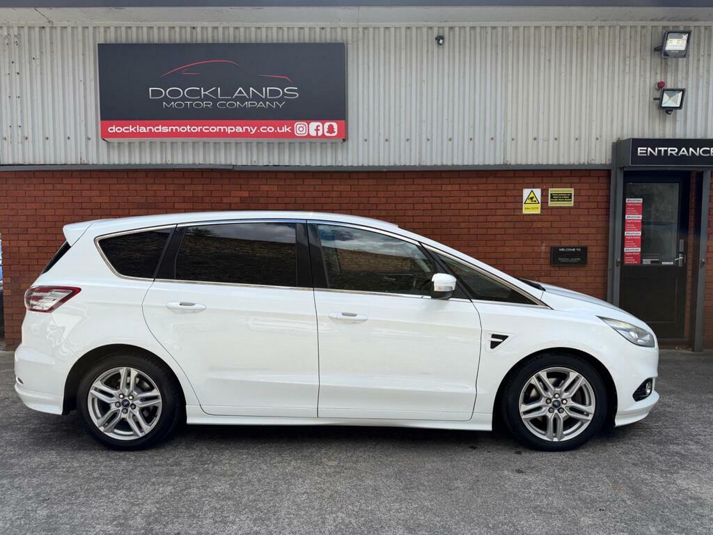 Ford S-Max 2.0 Tdci Titanium Sport Powershift Euro 6 S S White #5