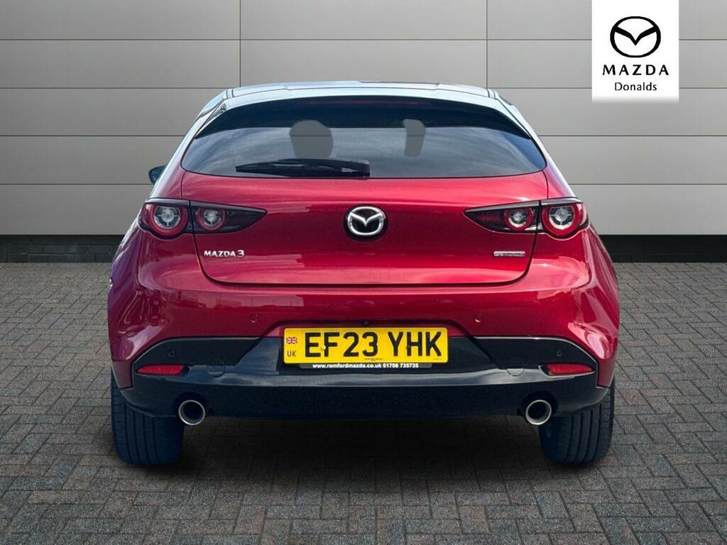 Mazda 3 2.0 E-skyactiv-x Mhev Exclusive-line Euro 6 EF23YHK Red #4