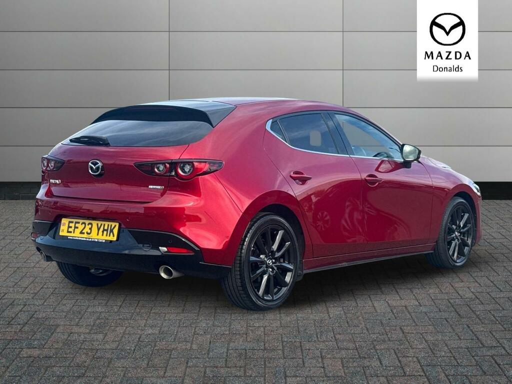 Mazda 3 2.0 E-skyactiv-x Mhev Exclusive-line Euro 6 EF23YHK Red #3