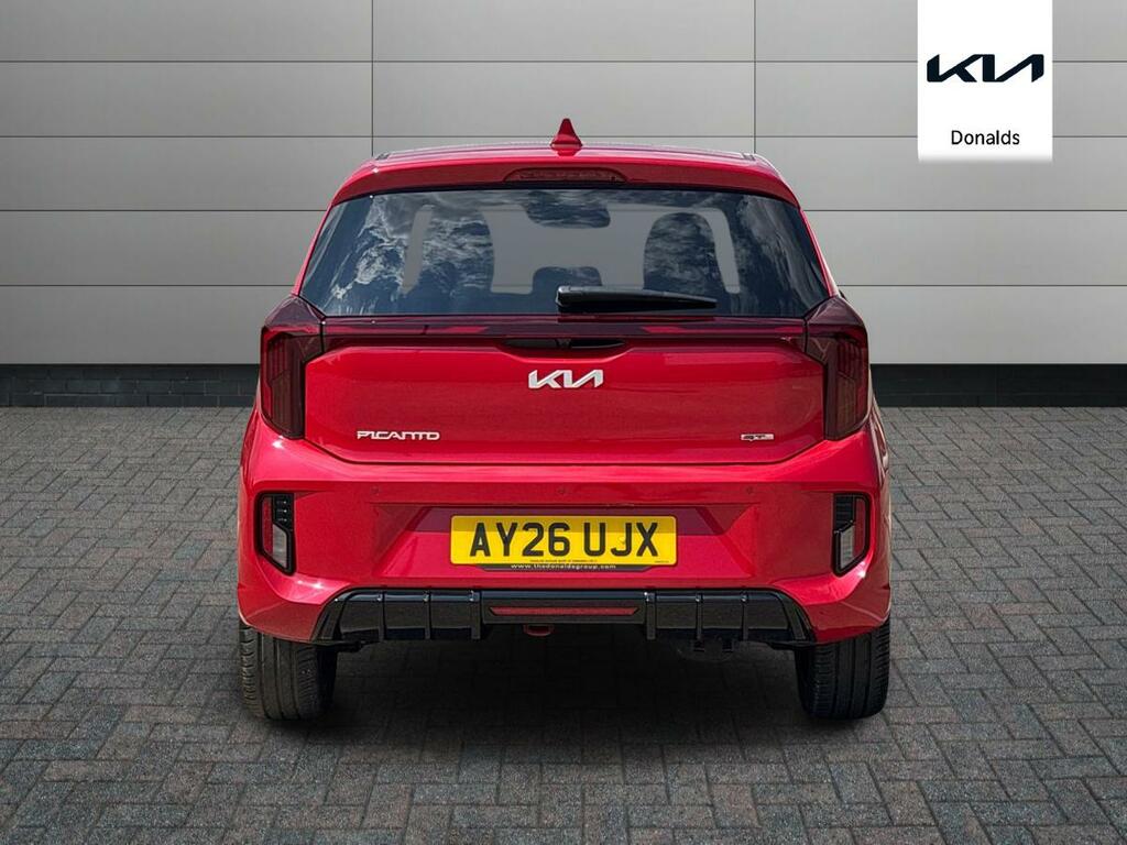 Kia Picanto 1.0 Gt-line S Amt Euro 6 Ss AY26UJX Red #4