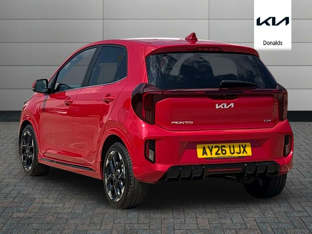 Kia Picanto 1.0 Gt-line S Amt Euro 6 Ss AY26UJX Red #5