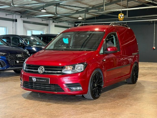 Volkswagen Caddy 2020 2.0 Tdi C20 Highline Panel Van Man SF04CAD Red #2