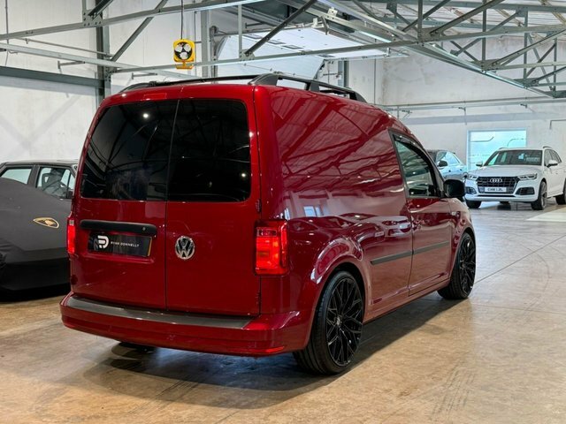 Volkswagen Caddy 2020 2.0 Tdi C20 Highline Panel Van Man SF04CAD Red #4