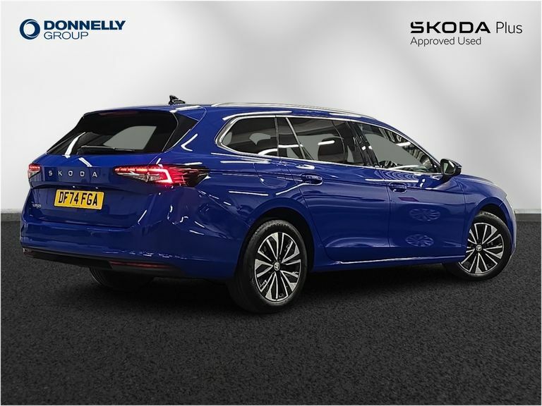 Skoda Superb 2.0 Tdi Cr Se Dsg Blue #14
