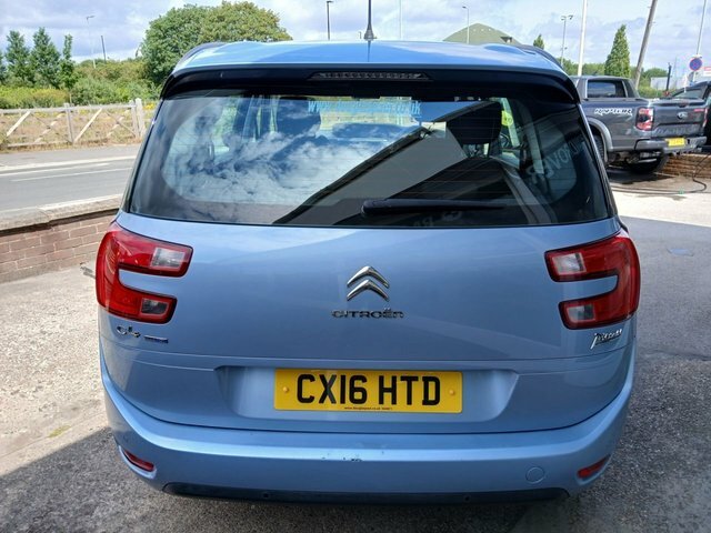 Citroen Grand C4 Picasso 1.6 Bluehdi Exclusive Mpv Eat6 Euro 6 Blue #4