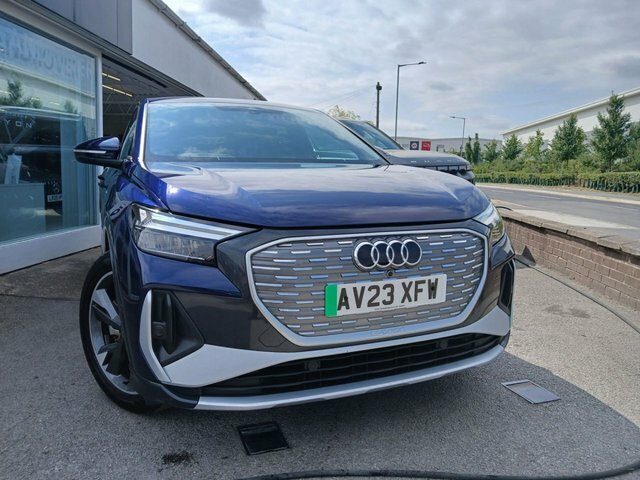 Audi Q4 E Tron 40 S Line Sportback 82Kwh 204 P AV23XFW Blue #6