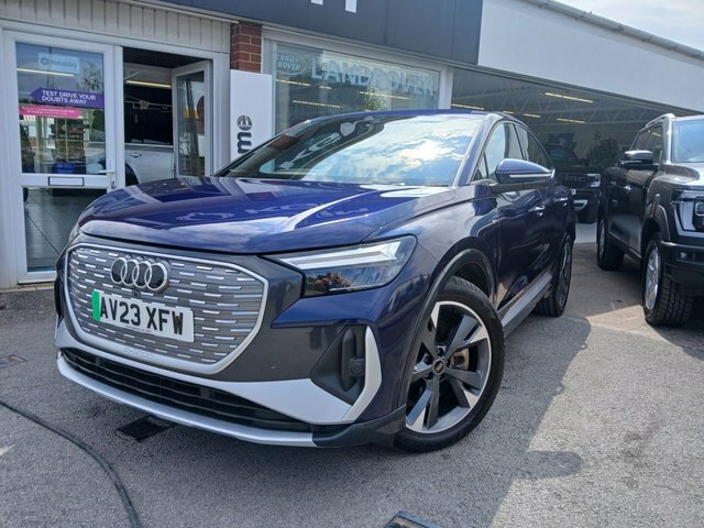 Audi Q4 E Tron 40 S Line Sportback 82Kwh 204 P Blue