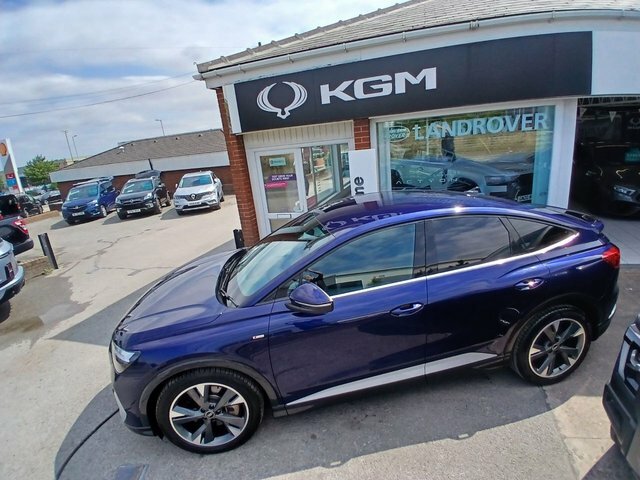 Audi Q4 E Tron 40 S Line Sportback 82Kwh 204 P AV23XFW Blue #5
