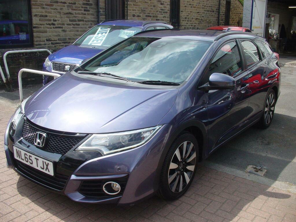 Honda Civic 1.6 I-dtec Se Plus Tourer Euro 5 S S NL65TJX Blue #6