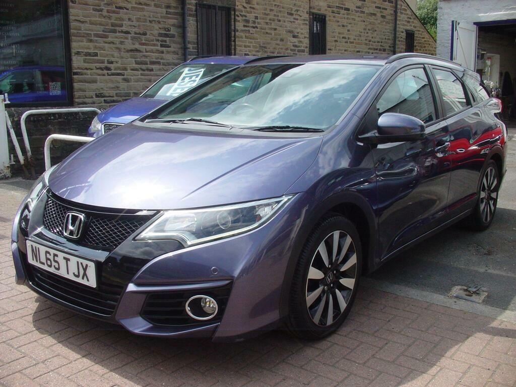 Honda Civic 1.6 I-dtec Se Plus Tourer Euro 5 S S NL65TJX Blue #5