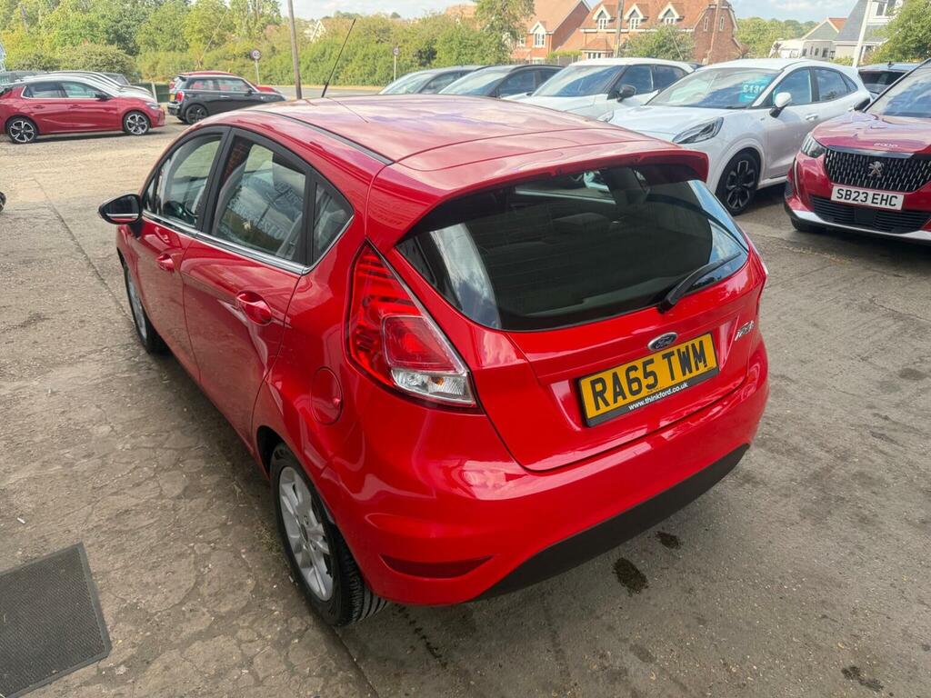 Ford Fiesta Hatchback 1.25 Zetec Euro 6 201665 RA65TWM Red #5