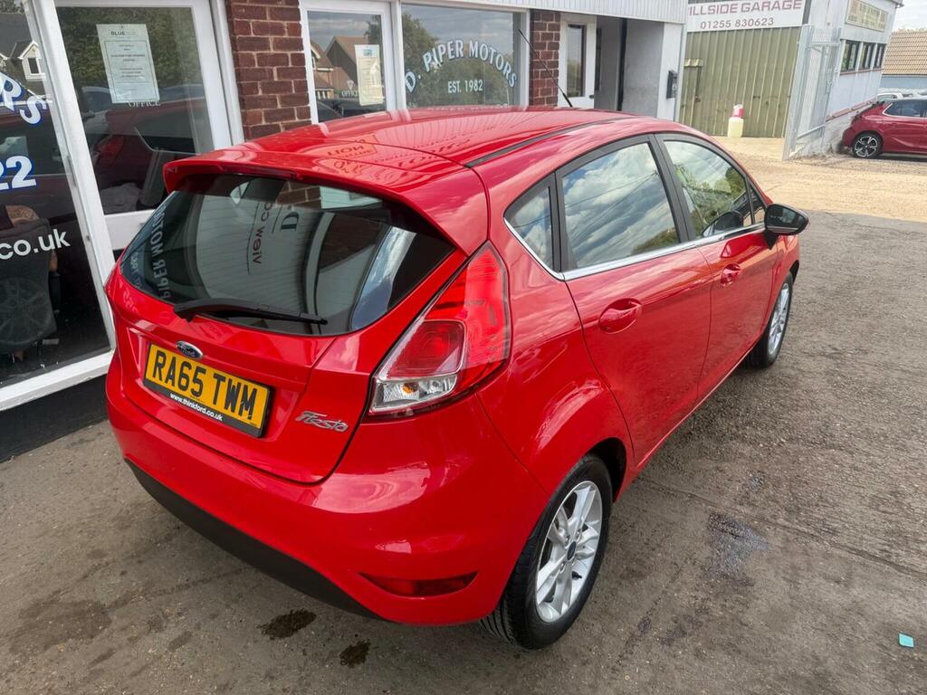 Ford Fiesta Hatchback 1.25 Zetec Euro 6 201665 RA65TWM Red #3