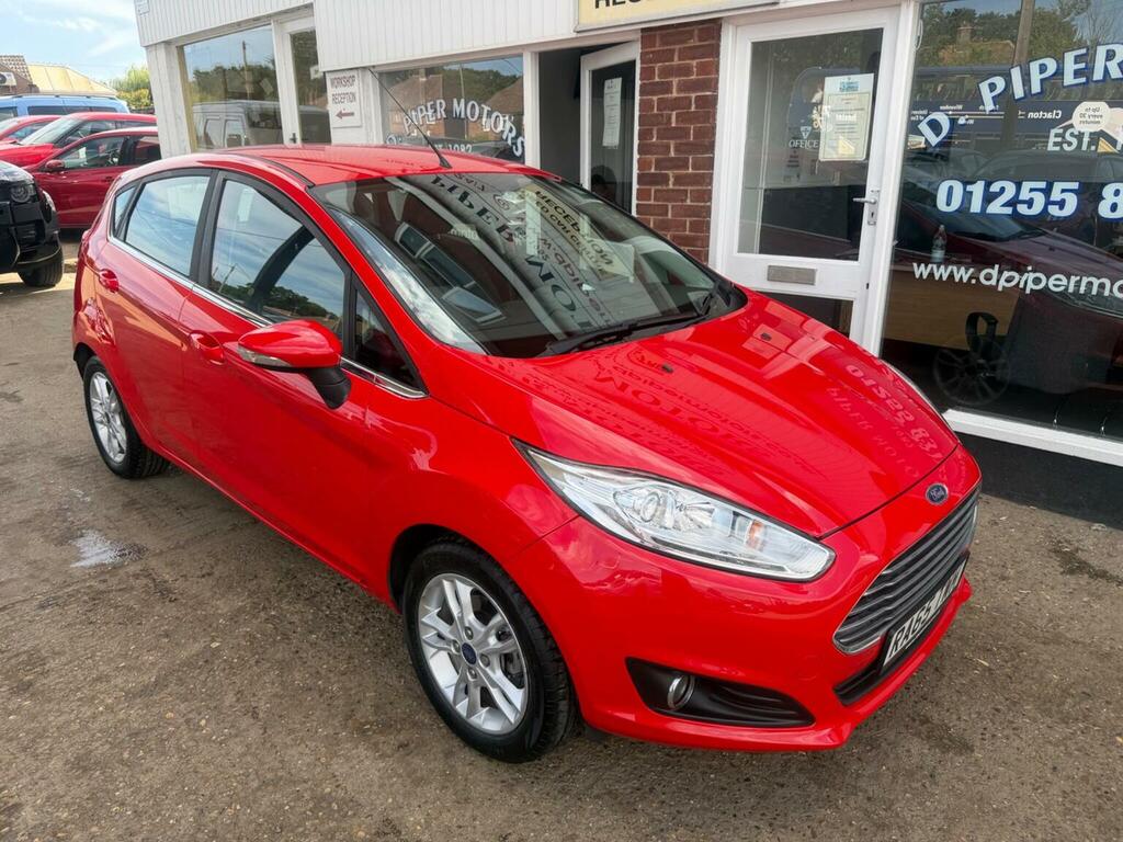 Ford Fiesta Hatchback 1.25 Zetec Euro 6 201665 RA65TWM Red