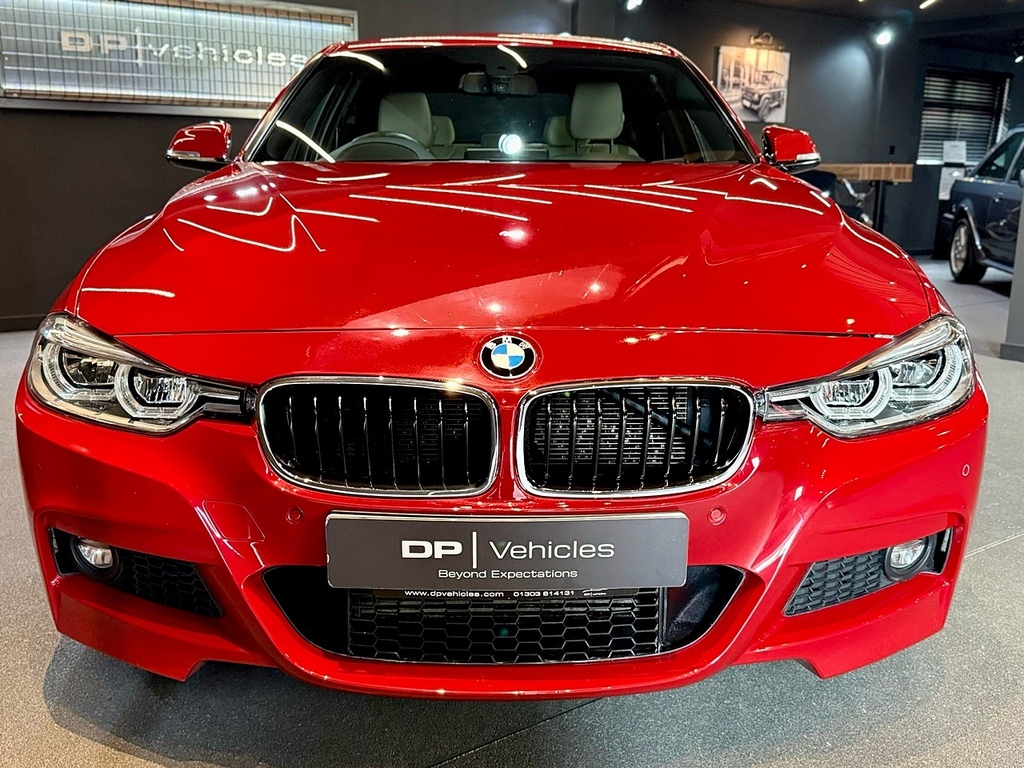 BMW 3 Series 335D M Sport GJ67WFB Red #3