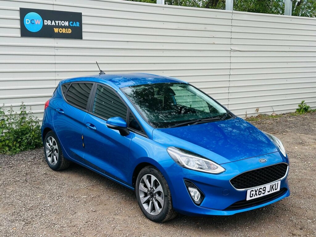 Ford Fiesta 1.0T Ecoboost Trend Euro 6 Ss GX69JKU Blue #4