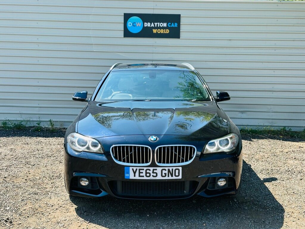 BMW 5 Series 2.0 520D M Sport Touring Euro 6 Ss Black #2