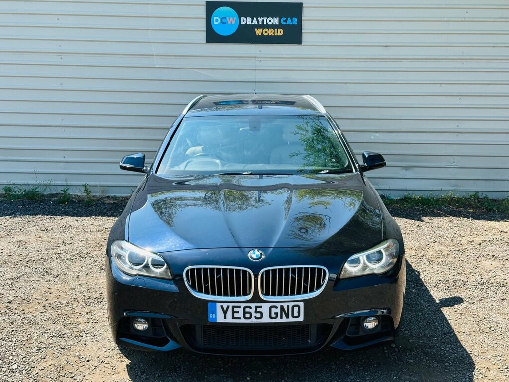 BMW 5 Series 2.0 520D M Sport Touring Euro 6 Ss Black #4