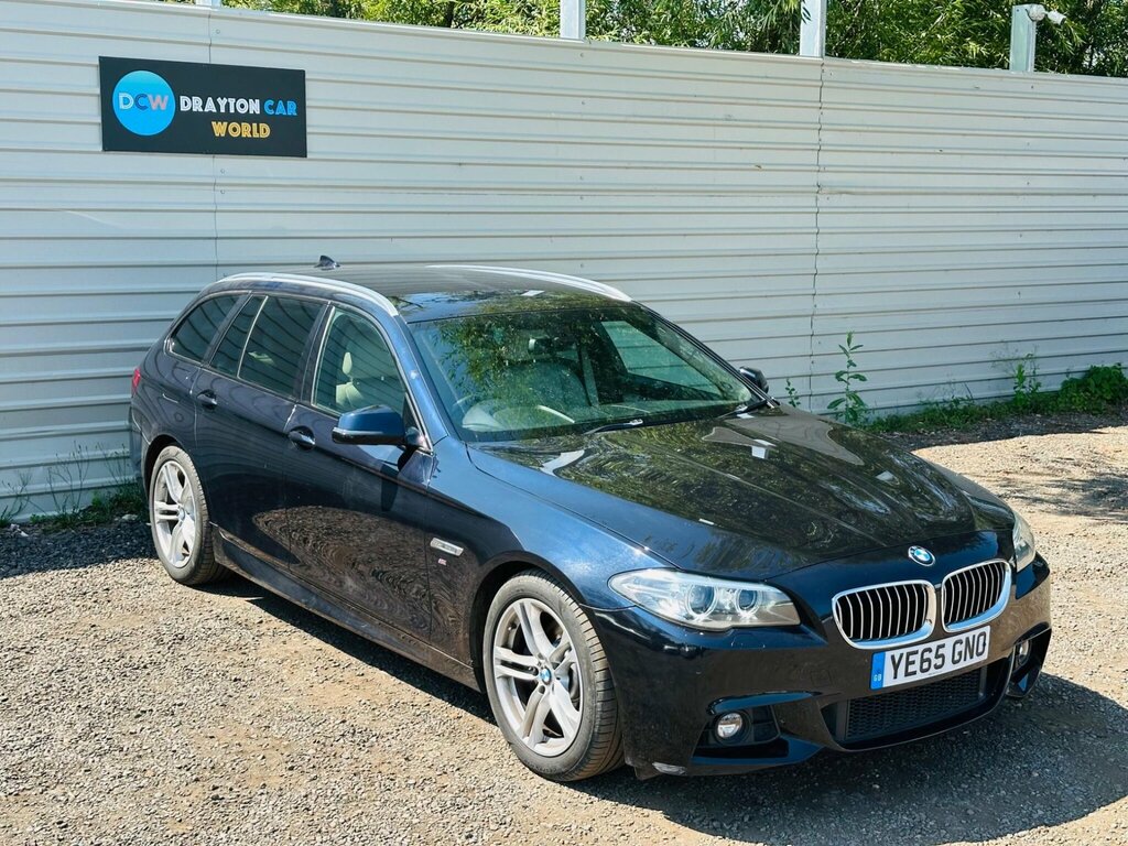 BMW 5 Series 2.0 520D M Sport Touring Euro 6 Ss Black #3