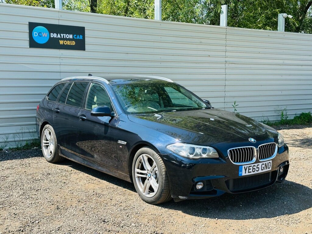 BMW 5 Series 2.0 520D M Sport Touring Euro 6 Ss Black #3