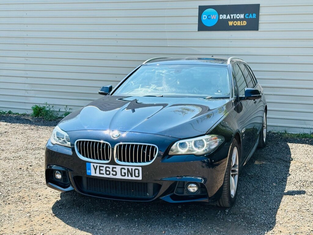 BMW 5 Series 2.0 520D M Sport Touring Euro 6 Ss Black #5