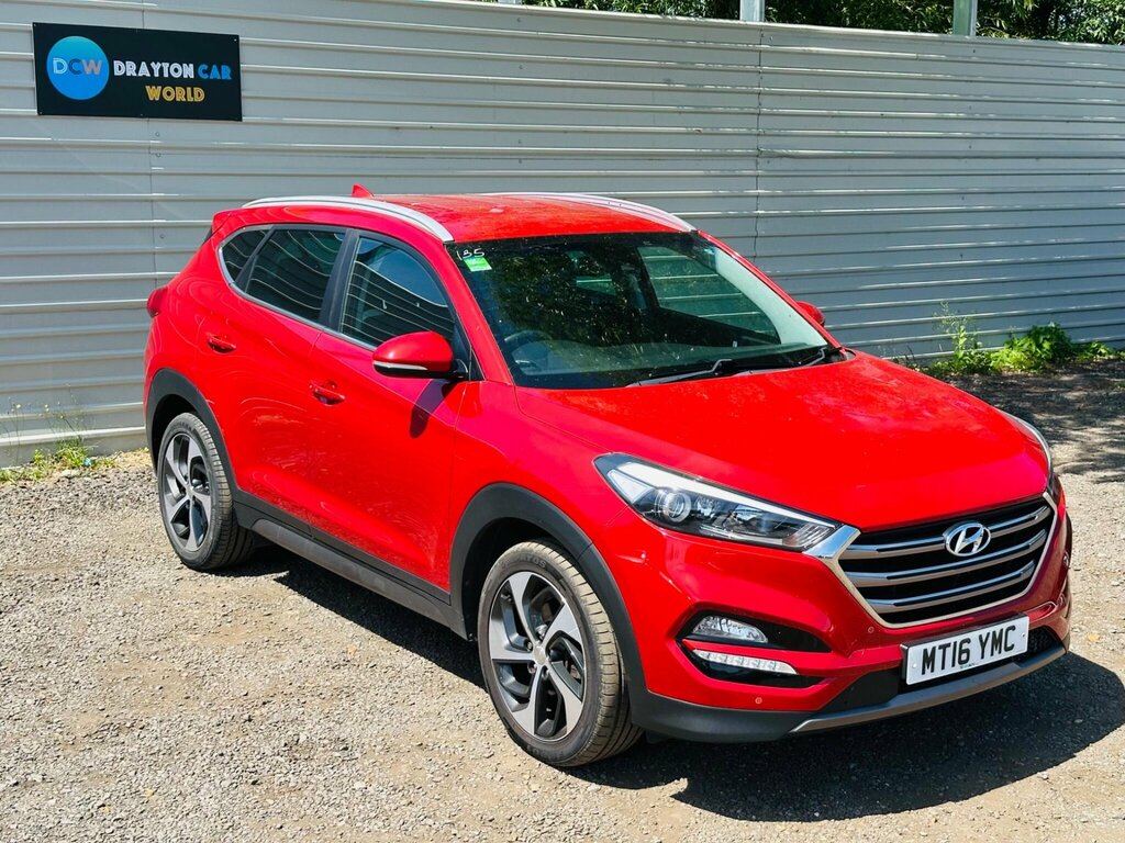 Hyundai Tucson 2.0 Crdi Premium 4Wd Euro 6 Red #4