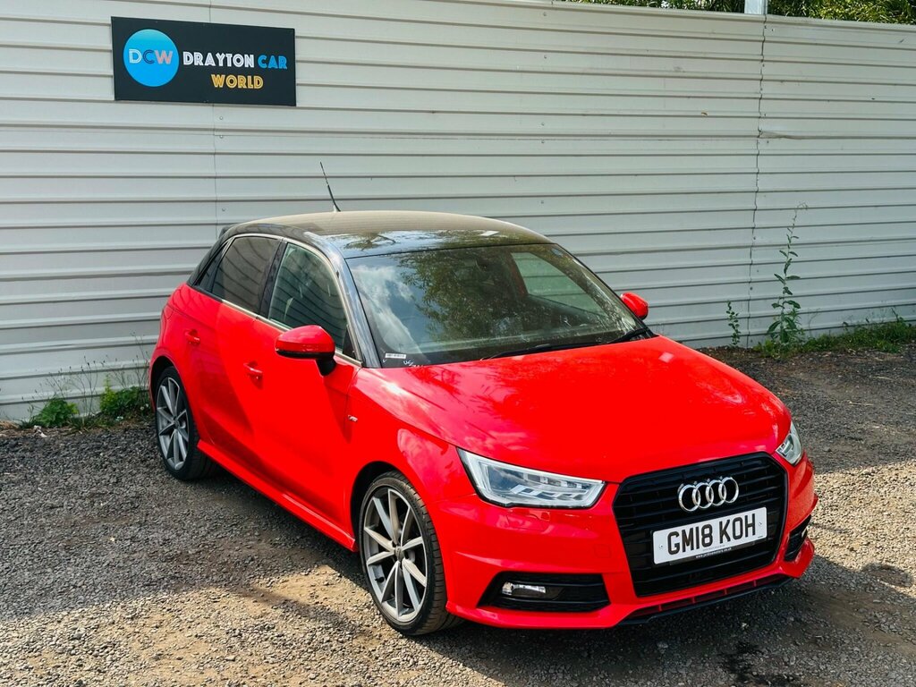 Audi A1 1.4 Tfsi Black Edition Sportback S Tronic Euro 6 GM18KOH Red #4
