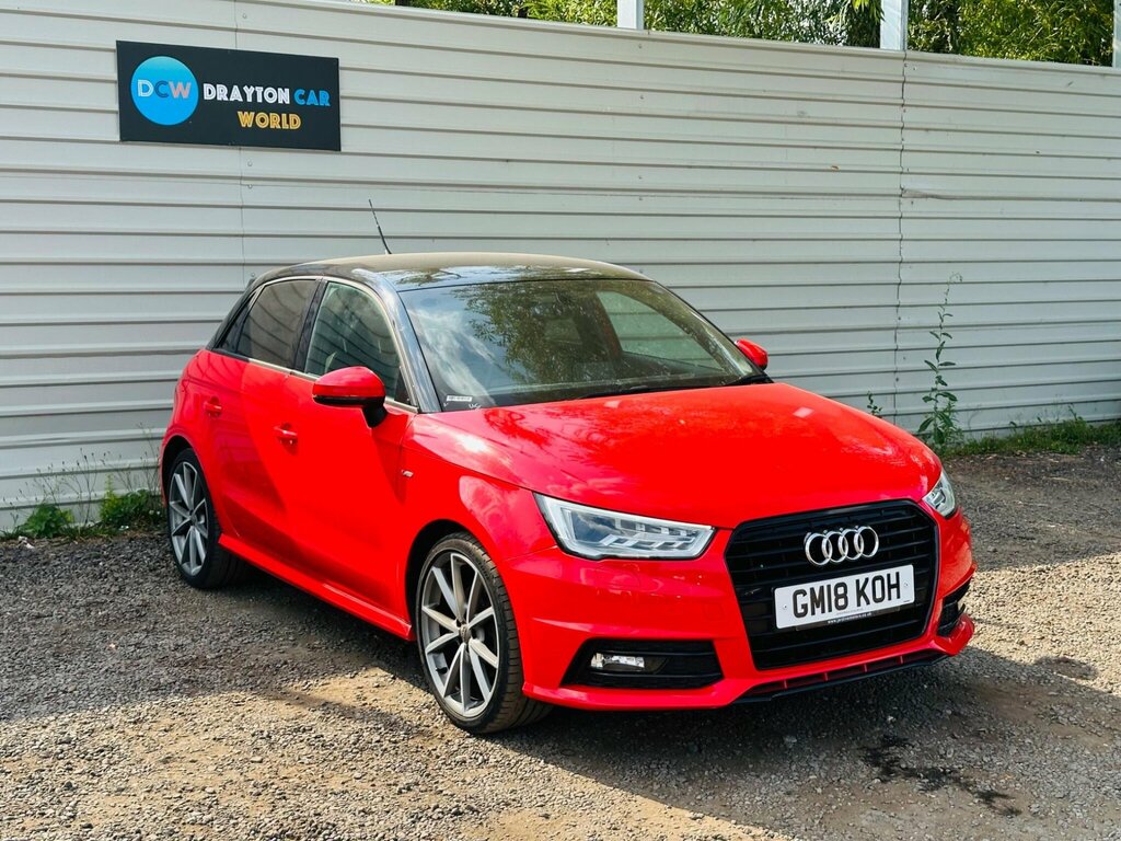 Audi A1 1.4 Tfsi Black Edition Sportback S Tronic Euro 6 GM18KOH Red #3