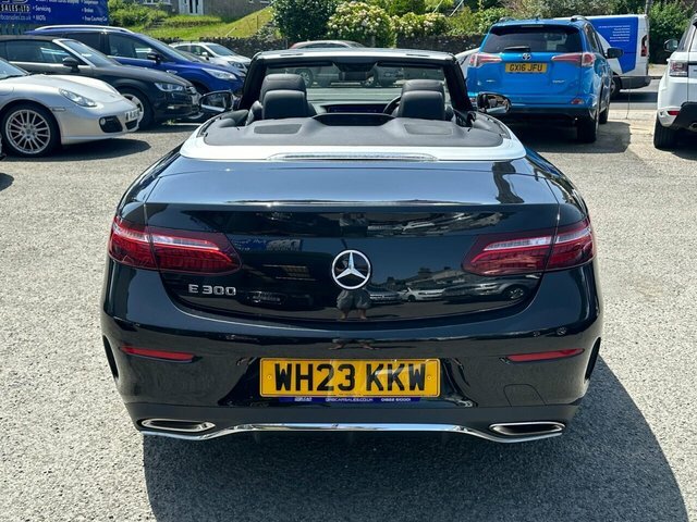 Mercedes-Benz E Class 2.0 E300h Mhev Amg Line Premium Cabriolet Pe WH23KKW Black #5