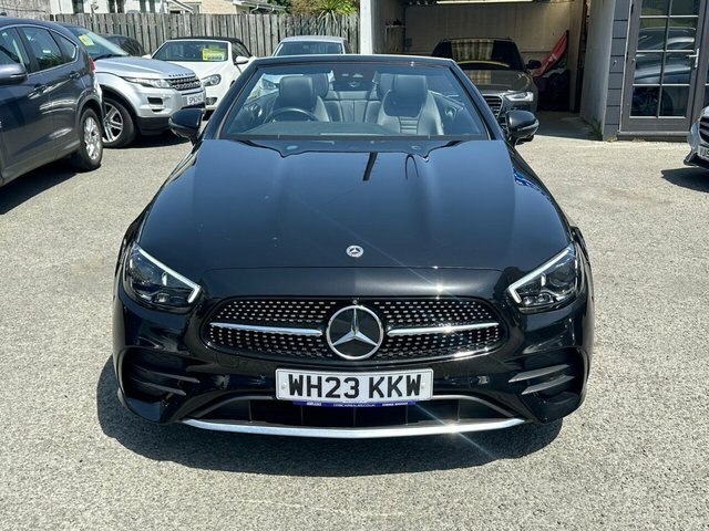 Mercedes-Benz E Class 2.0 E300h Mhev Amg Line Premium Cabriolet Pe WH23KKW Black #2