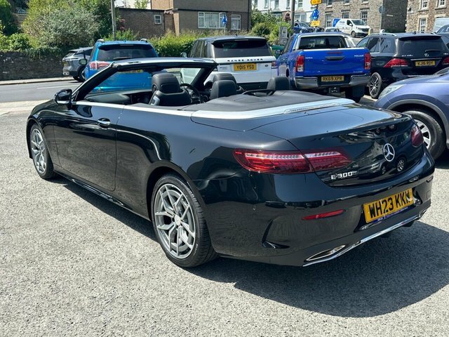 Mercedes-Benz E Class 2.0 E300h Mhev Amg Line Premium Cabriolet Pe WH23KKW Black #4