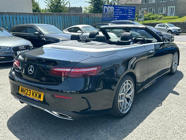 Mercedes-Benz E Class 2.0 E300h Mhev Amg Line Premium Cabriolet Pe WH23KKW Black #6