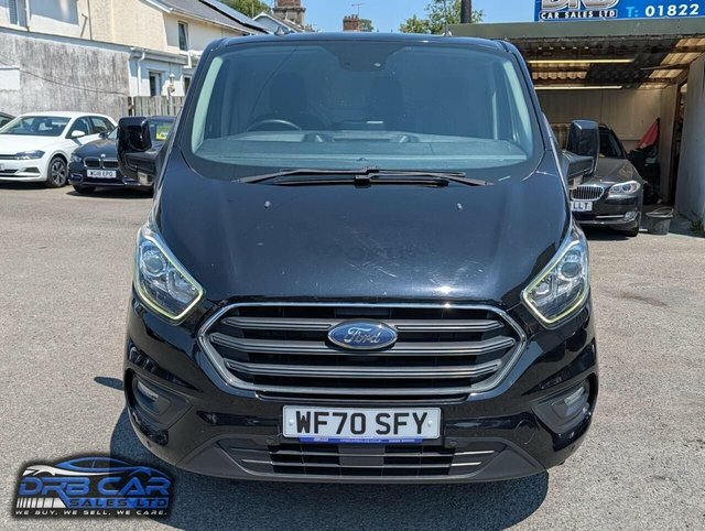 Ford Transit Custom 2.0 280 Ecoblue Limited Panel Van Manua Black #2