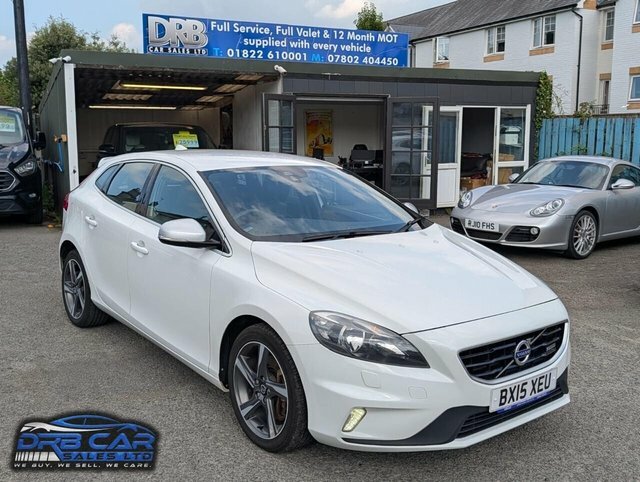 Volvo V40 2.0 D4 R-design Hatchback Euro 6 White