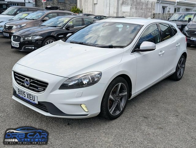 Volvo V40 2.0 D4 R-design Hatchback Euro 6 White #3