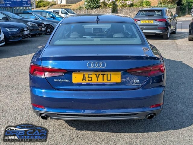 Audi A5 2.0 Tfsi S Line Coupe S Tronic Quattro Blue #6