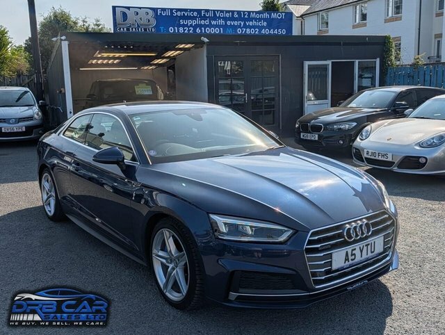 Audi A5 2.0 Tfsi S Line Coupe S Tronic Quattro Blue
