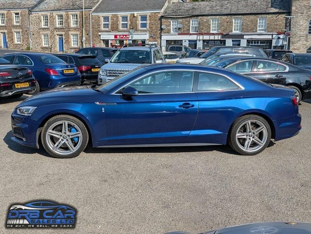Audi A5 2.0 Tfsi S Line Coupe S Tronic Quattro Blue #4
