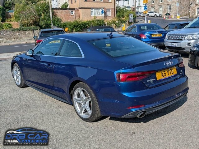 Audi A5 2.0 Tfsi S Line Coupe S Tronic Quattro Blue #5