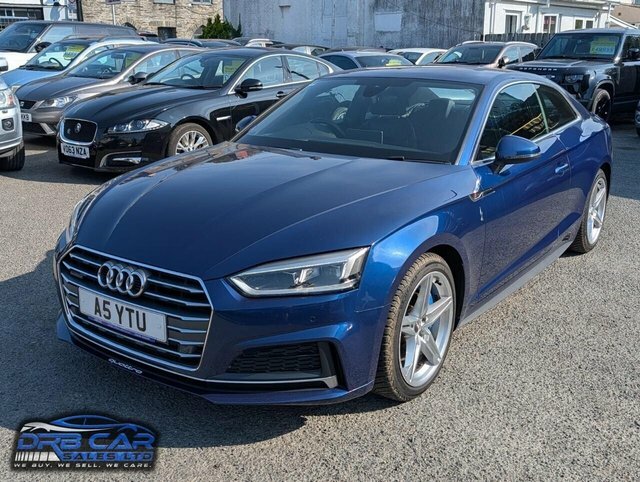 Audi A5 2.0 Tfsi S Line Coupe S Tronic Quattro Blue #3