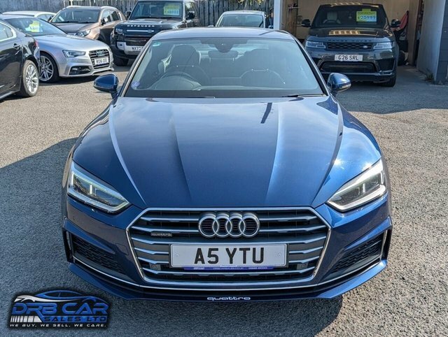Audi A5 2.0 Tfsi S Line Coupe S Tronic Quattro Blue #2
