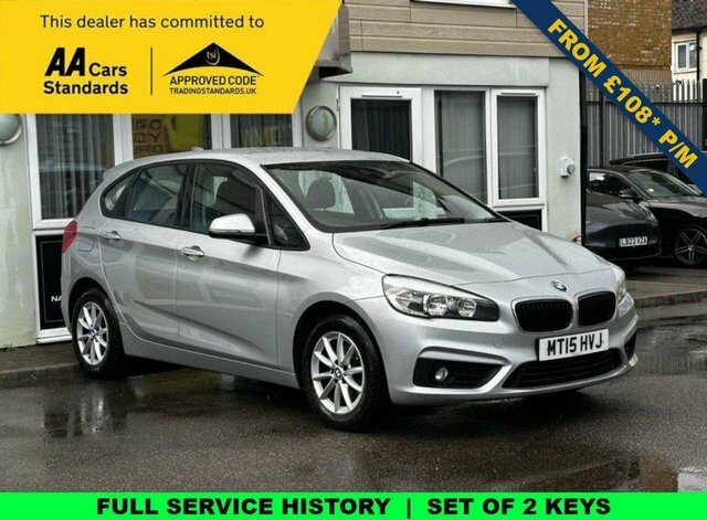 BMW 2 Series Active Tourer 2.0 218D Se Mpv Euro 6 Ss 15 Silver