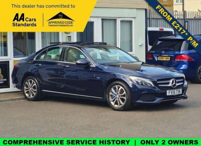 Mercedes-Benz C Class 2.0 C350e 6.4Kwh Sport Premium Saloon Blue
