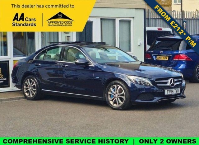Mercedes-Benz C Class 2.0 C350e 6.4Kwh Sport Premium Saloon Blue