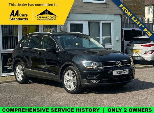 Volkswagen Tiguan 1.5 Tsi Evo Match Suv Dsg Euro 6 Ss LB20OZN Black
