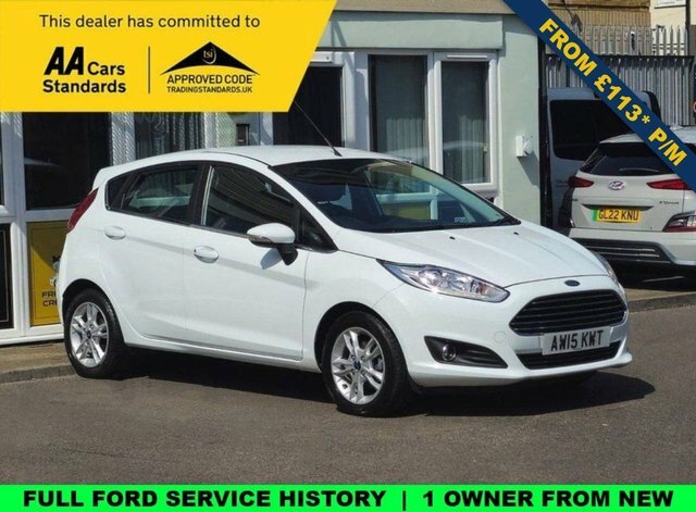 Ford Fiesta 1.0T Ecoboost Zetec Hatchback Eu White