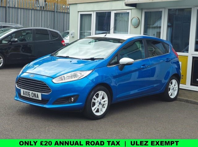 Ford Fiesta 1.0T Ecoboost Zetec Blue Edition Hatchback Pet Blue #3