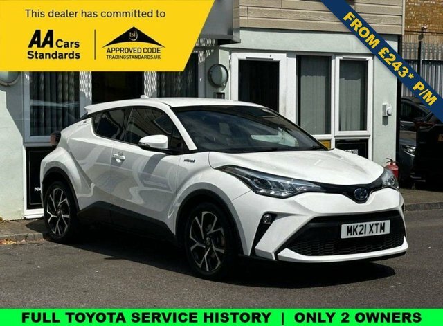 Toyota C-Hr 1.8 Vvt-h Gpf Design Suv Hybrid Cvt Eur White