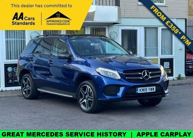 Mercedes-Benz GLE Class 3.0 Gle350d V6 Amg Line Premium Suv G Blue