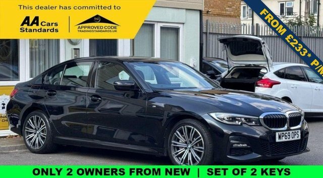 BMW 3 Series 2.0 330E 12Kwh M Sport Saloon Plug-in H Black