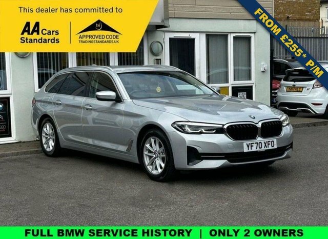 BMW 5 Series 2.0 520D Mht Se Touring Hybrid Steptron Silver